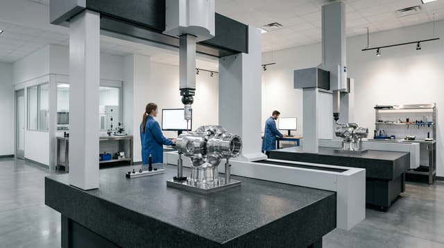 Servo actuator metrology and outgoing inspection lab