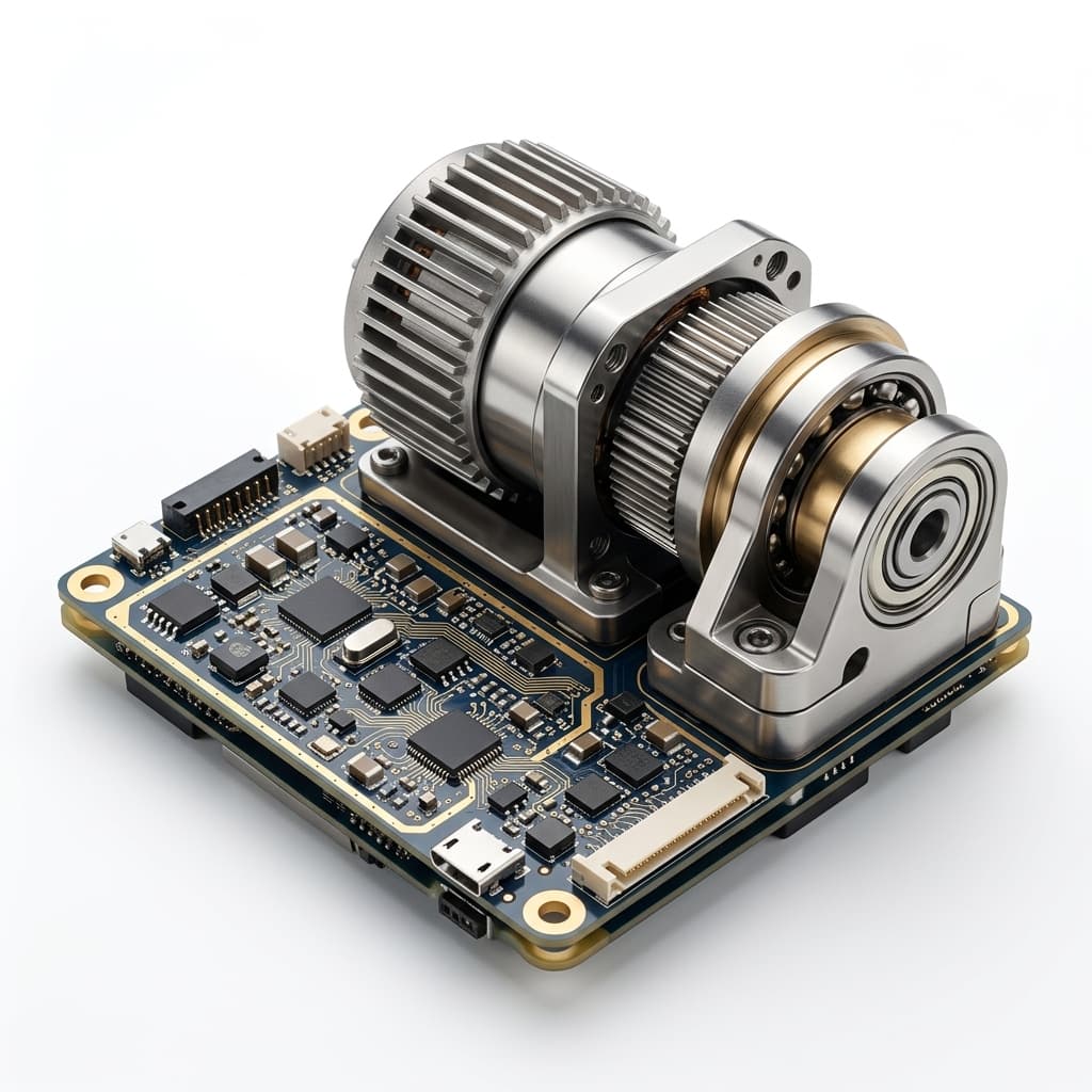 Servo motor drive and encoder stack matching
