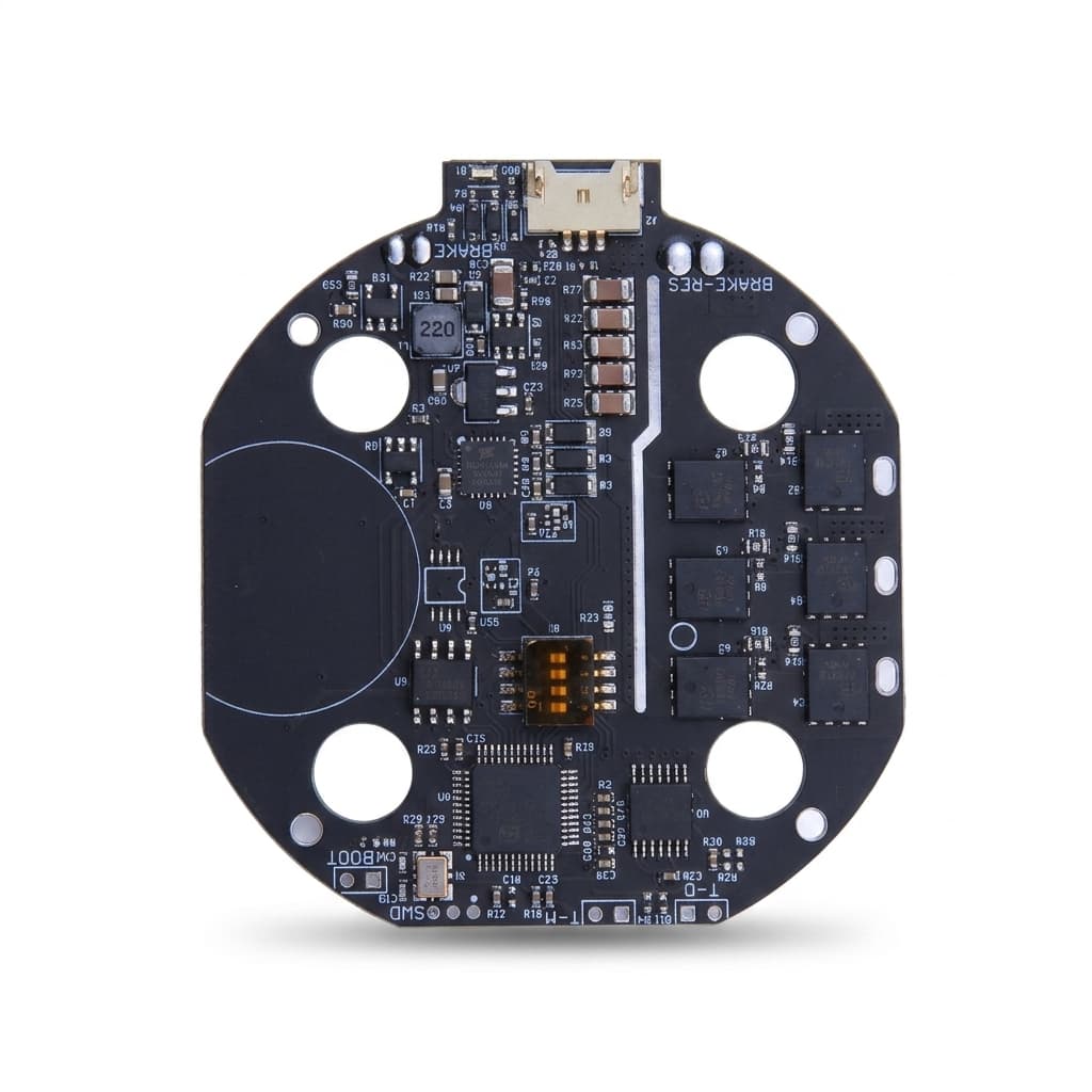 Compact smart servo module for robot grippers and small axes